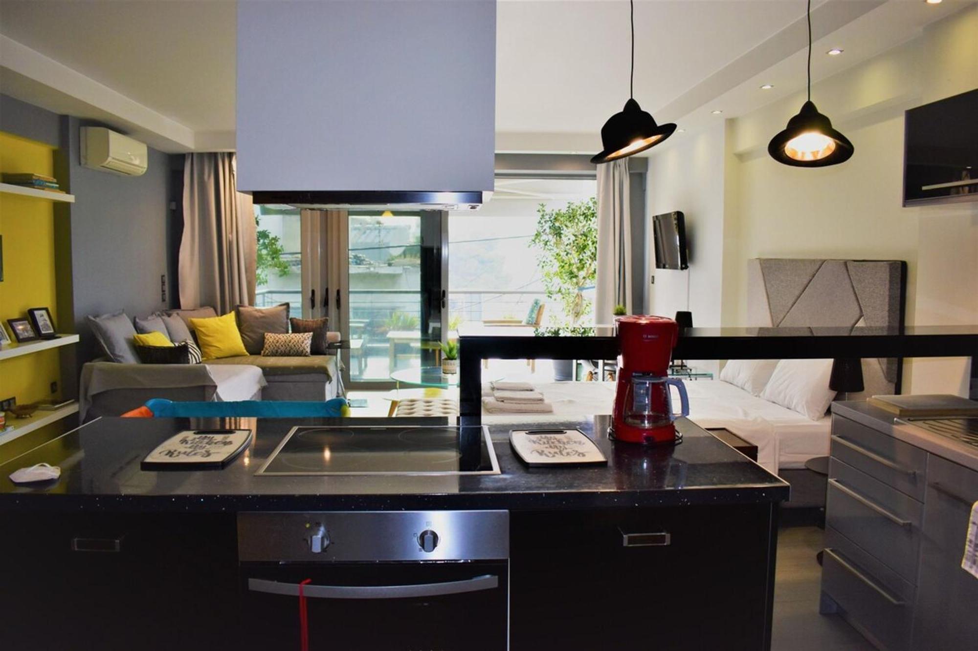 Stylish Boutique Loft With Private Balcony Διαμέρισμα Αθήνα Εξωτερικό φωτογραφία
